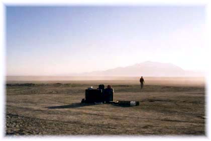 Last morning on desert